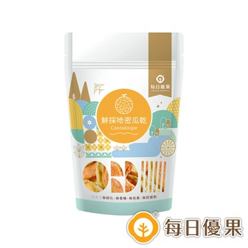 鮮採哈密瓜乾隨手包100公克【每日優果】
