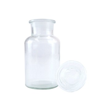 玻璃集氣瓶/秤量瓶 玻璃儲物罐 250cc 2入 生態玻璃瓶 浮遊花瓶 造型玻璃罐 復古玻璃罐 透明瓶 透明收納罐 空氣瓶 B-GB250