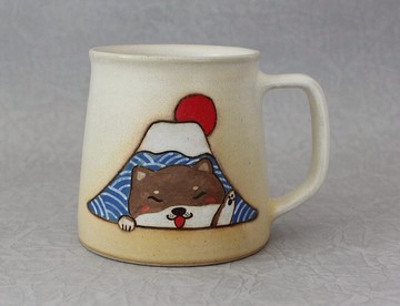 招柴版 富士山咖啡杯