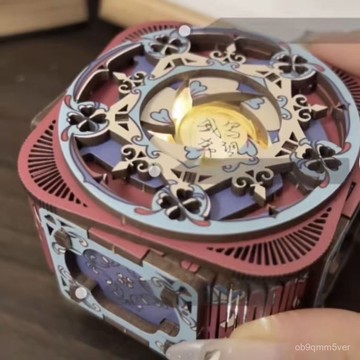 ❀下殺價❀八音盒 錶白八音盒 手工禮品盒 驚喜禮盒 DIY手工禮物 學生禮物 手工木質拚裝 DIY八音首飾盒 機關音樂盒