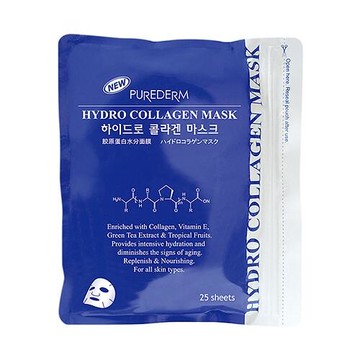韓國 PUREDERM 膠原蛋白保濕面膜(25入)『Marc Jacobs旗艦店』D582203