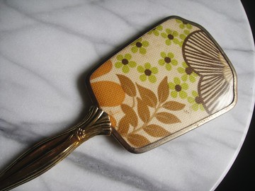 【老時光 OLD-TIME】早期二手日式昭和風格手拿鏡