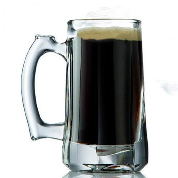 啤酒把杯CROTT水晶玻璃啤酒杯扎啤杯帶把創意飲料杯大號餐飲杯