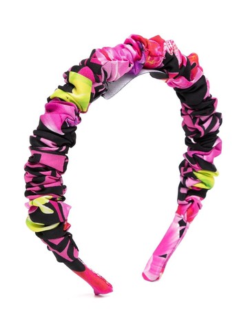 Versace Kids - ruched hair band - kids - Polyester - One Size - Multicolour