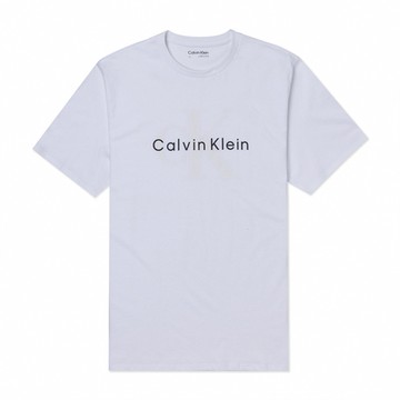 Calvin Klein CK 熱銷印刷大CK圖案短袖T恤-白色