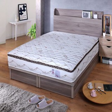 ESSE御喜名床 咖啡紗三線乳膠硬式獨立筒床墊-3.5X6.2尺(單人加大)