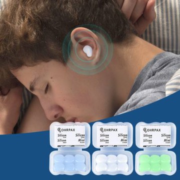 大友los2292參組新款硅膠泥耳塞可塑形貼合耳道睡覺隔音降噪耳塞游泳防水6粒/盒