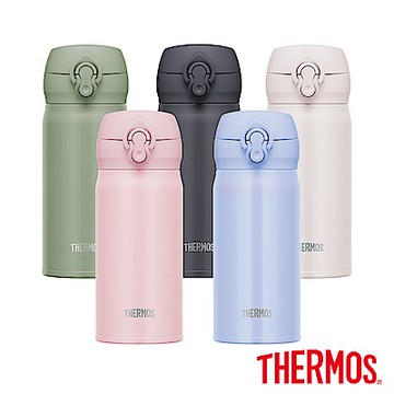 THERMOS膳魔師 不鏽鋼超輕量彈蓋真空保溫杯350ml(JNL-356)