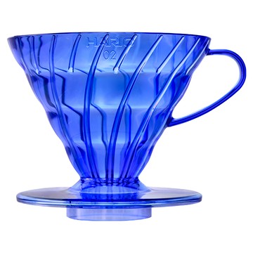 HARIO 好璃奧 V60 02樹脂濾杯 藍莓色  VD-02-TCB-A 藍莓色  240ml  1個
