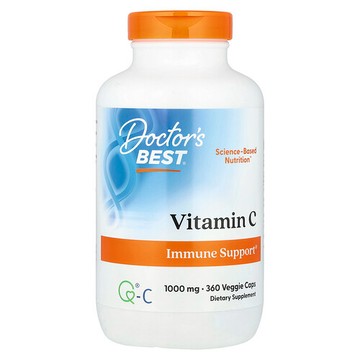 Doctor's Best, 維生素 C 加 Q-C，1,000 毫克，360 粒素食膠囊