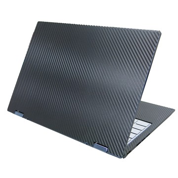 【Ezstick】ASUS ZenBook UP3404 UP3404VA 黑色卡夢紋機身貼 (上蓋+鍵盤週圍+底部貼)