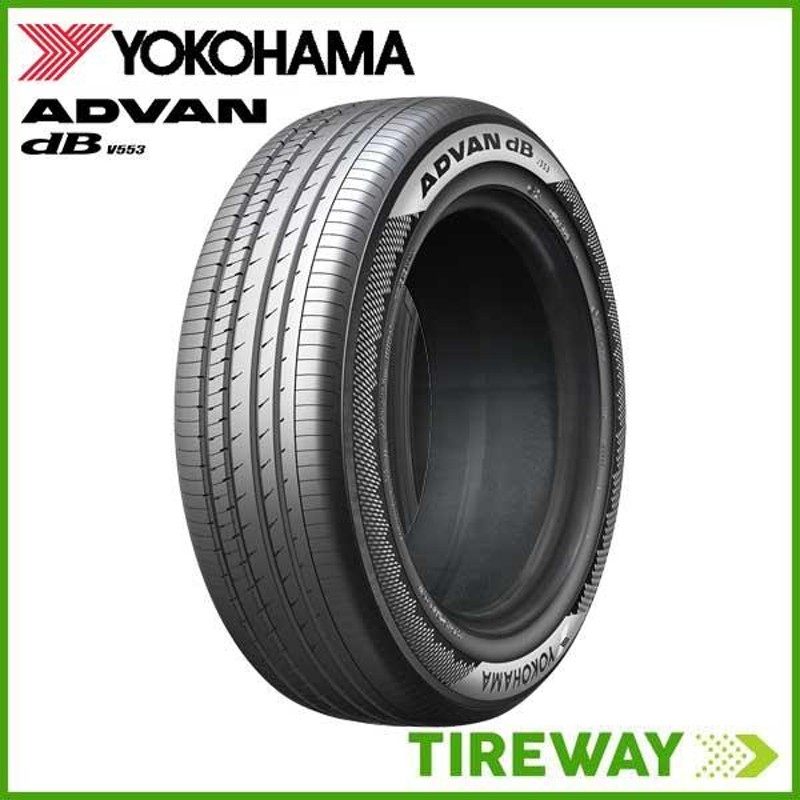 YOKOHAMA ADVAN dB V553 225/60R17 WedsSport SA-75R HBC2 17インチ 7J+48 5H-100 4本セット