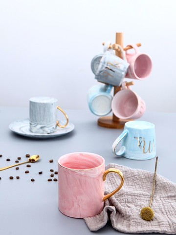 杯子創意馬克杯帶蓋勺個性潮流北歐ins簡約咖啡杯少女心水杯家用