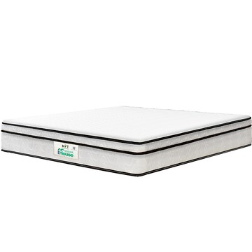 IHouse-全方位透氣 雙大6尺高迴彈高壓縮獨立筒床墊(軟硬適中)