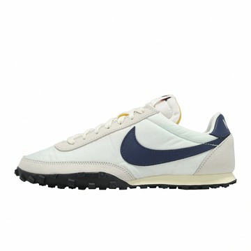 Nike 休閒鞋 Waffle Racer 男鞋 米白 藍 緩震 鬆餅底 IM8658-100