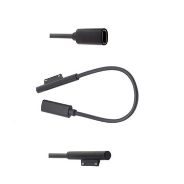 【母頭充電線】適用 微軟 Surface Laptop 1 2 3 4 5 6 7 Type C 15v PD 電源線