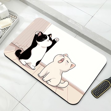 細沙羊絨地墊 1.3cm 500g  60 x 40cm  伸懶喵喵