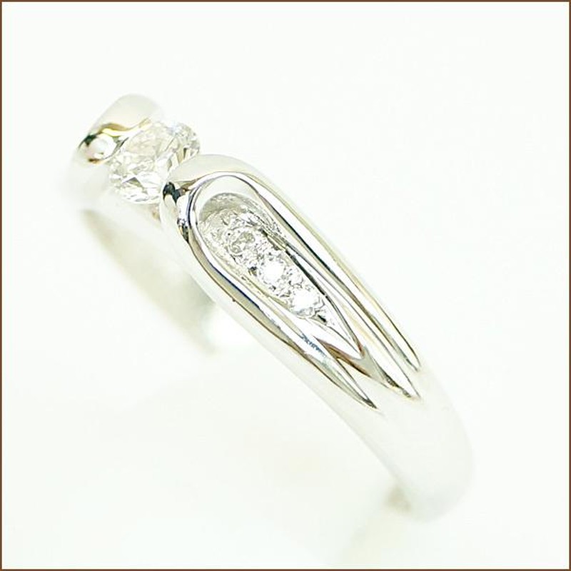 JEWELRY ジュエリー リング K18ホワイトゴールド ダイヤモンド0.50 5.6g ＃11 2143500260883【472】H 【大黒屋】  指輪・リング