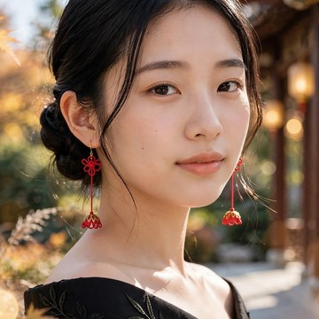 耳環 日暮時分・雕