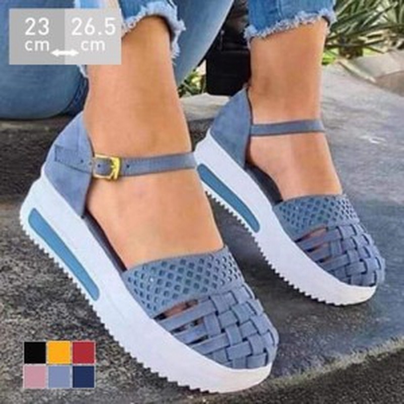 レディース サンダル 厚底シューズ 厚底サンダル ビーチサンダル 編み上げ グラディエーター 歩きやすい 疲れにくい 大きいサイズ 23 26 通販 Lineポイント最大1 0 Get Lineショッピング