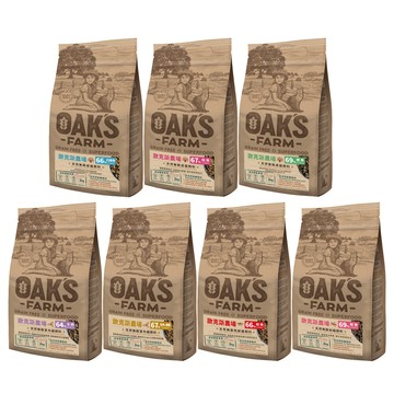 歐克 【4入組】OAKS FARM 斯農場-天然無穀-貓飼料系列 400g(貓主食/貓乾糧)