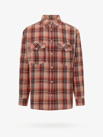 Cotton and linen shirt with madras motif - ISABEL MARANT - gender_Man