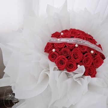 永生玫瑰花束 情人節花束 情人節玫瑰 告白花束