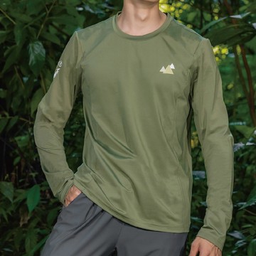 🌟100%環保再生🌱UPF50+涼感循環極風衣＿長袖【幾何小山】