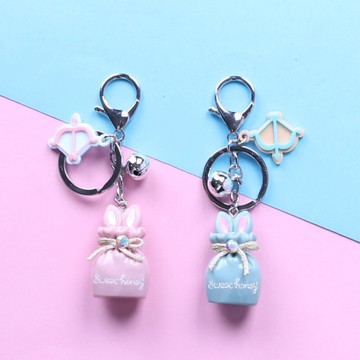 [台灣現貨]韓版 吊飾 布藝 飾品 鑰匙圈 鑰匙扣 婚禮小物 二次進場 姊妹禮 批發 毛球 花朵 緞帶 掛件 絨毛兔子錨