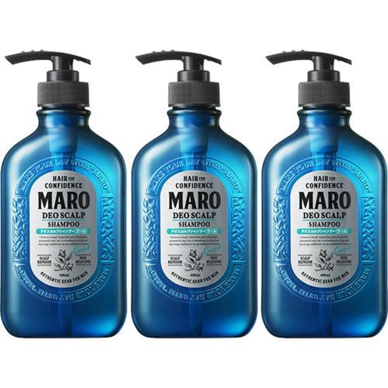 MARO デオスカルプシャンプー クール ( 400ml*3本セット )/ マーロ ...