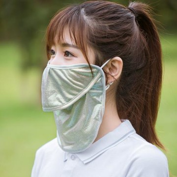 口罩防曬遮臉女面罩防紫外線高爾夫護臉罩遮陽透氣面紗夏季女圍脖