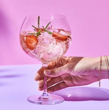 波蘭KROSNO 聖潔典雅水晶琴通寧杯-790cc