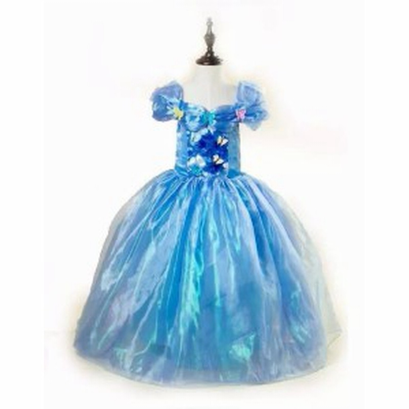 数限定小物4点セット付　シンデレラ　ドレス 子供版　コスチューム　プリンセス センディー 　ハロウイン　イベント　コスプレ シンデレラドレス4点セット 数限定小物4点セット付 シンデレラ ドレス