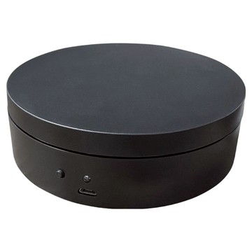 POWERCAT 飾品珠寶旋轉展示台 承重3kg  1個  黑色磨砂  12cm