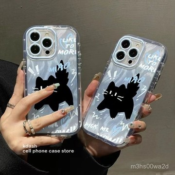 羽紗驚嚇貓咪 防摔 保護殼蘋果iphonei11 15plus 12 13 14 15 16 promax xs 手機殼