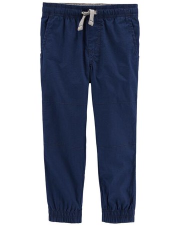 Toddler Elastic Waist Poplin Joggers