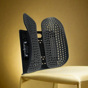 🚀桃園出貨🚀 靠墊人體工學腰墊椅子靠背汽車腰靠腰托腰椎呵護辦公室透氣靠背墊