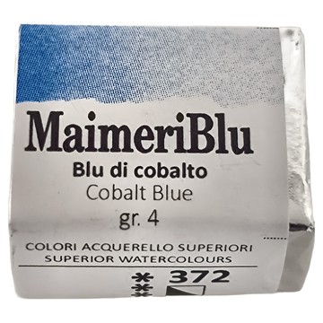 MAIMERI 美利藍塊狀水彩 #372 鈷藍  1色  1.5ml