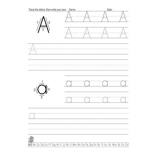 Handwriting Practice Book for Kids Ages 6ー8: Printing workbook for Grades