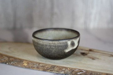 【沐春生活】120ml 灰泥仿石茶盞 茶杯 酒杯 陶作家施淑芬純手作