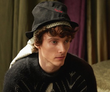 【限量爵士】簡約風建築師/斜切隨性禮帽