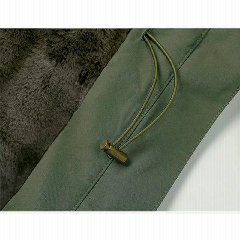 裏地ボア モッズコート ジャケット レディース コート ポケット ファー