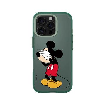 iPhone 16 Pro Clear 憂墨綠 - 迪士尼-米奇 Mickey - 遮眼米奇