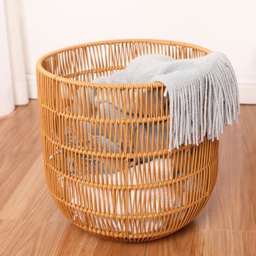 仿藤編臟衣籃INS風洗衣籃臥室臟衣簍酒店浴巾筐玩具雜物收納桶