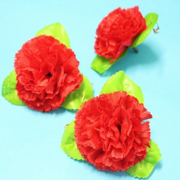 康乃馨胸花 成品 康乃馨花 (附別針)/一朵入(定5) 母親節胸花  -AA6462