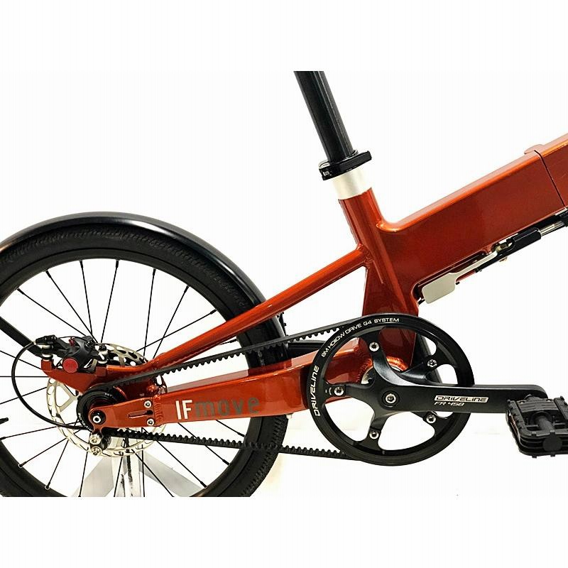 20インチ 折りたたみ自転車 パールホワイト美品-