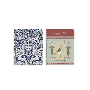 比得兔 V&A博物館聯名系列 PP線圈筆記本 50K(隨機出貨)