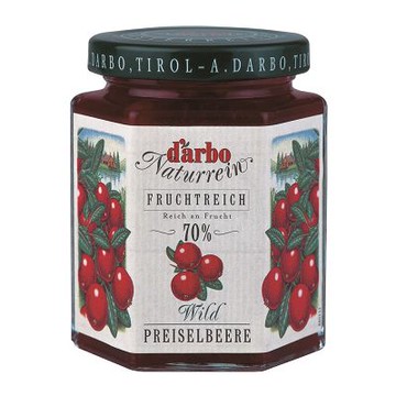 Darbo 德寶70%果肉越桔果醬 200g (原蔓越莓)