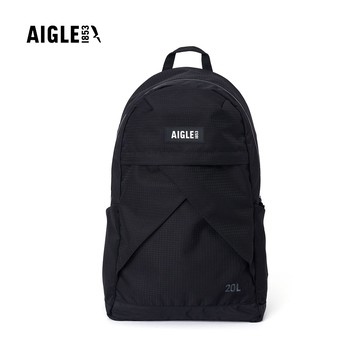 【AIGLE】防潑健行後背包AG-4P503A100 黑色 (後背包 防潑水背包 登山後背包)