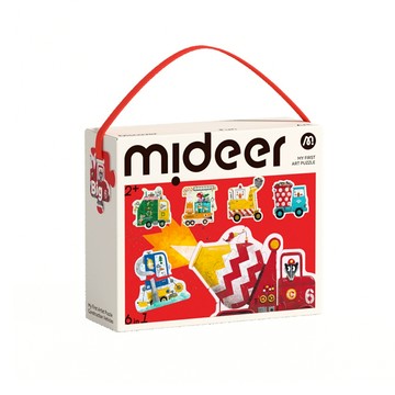 MiDeer 六合一拼圖-工程車 6936352514596